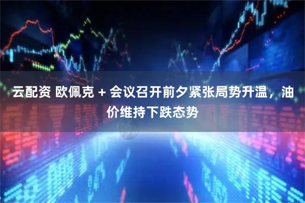 云配资 欧佩克 + 会议召开前夕紧张局势升温，油价维持下跌态势